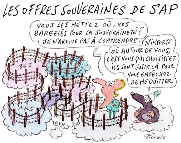 Dessin: SAP cultive les nuances de clouds souverains